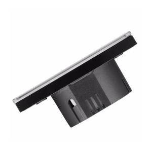 Profil lateral subtire intrerupator touch Techstar TG02 negru o faza