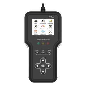 Techstar V900 Plus OBD2 autóteszter, motor- és váltódiagnosztika, több mint 600 élő hibakód, akkumulátor- és érzékelőteszt, több márkával kompatibilis