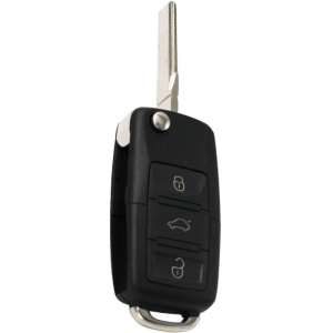 Techstar Volkswagen EOS komplett autó kulcs, Polo, Golf, Altea, Leon, Octavia, 433Mhz, 1K0 959 753 G, ID48, 3 gomb