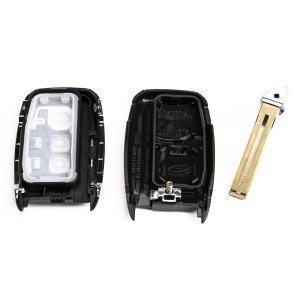 Set carcasă 3 butoane Kia + lamă detașabilă