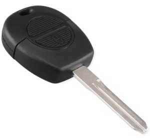 Gépkocsikulcs Techstar távirányítóval együtt, kompatibilis a Nissan Almera, Almera Tino, Micra, Navara, Primera, Serena, Terrano, Vanette, X-Trail, 2 gomb, 433 MHz, P/N 28268-8H700, A33 penge. - Img 3