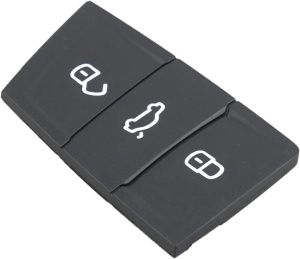Pad cauciuc 3 butoane pentru cheie auto compatibila Seat Leon, Polo