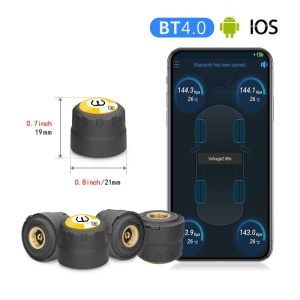 aplicatie monitorizare presiune roti BLE TPMS pe telefon
