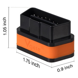 Scanner auto Techstar Vgate iCar3 - WiFi hotspot, compatibil Android/iOS, culoare albă
