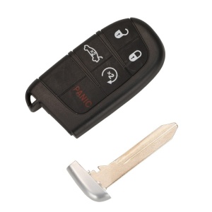 Cheie auto completa Techstar Jeep Chrysler Dodge 4+1 butoane cu lama si cip 46