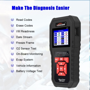 Functii si instructiuni afisate pe tester KW850