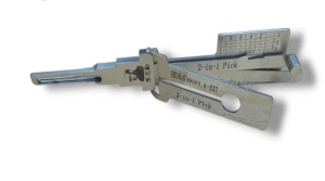 Detaliu lama decodor Lishi HU64 10-cut pentru chei Mercedes-Benz