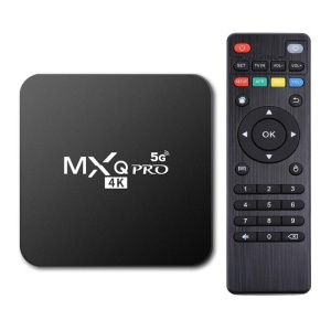 Mini PC TV Box Techstar® MXQ PRO, UltraHD 4K, négymagos 64 bit. 4 GB RAM, 32 GB ROM, 5G vezeték nélküli, Ethernet, Android 10