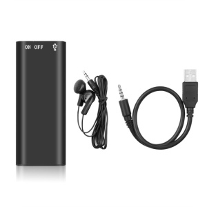 MP3 player spion Techstar Mini8 si cablu de incarcare