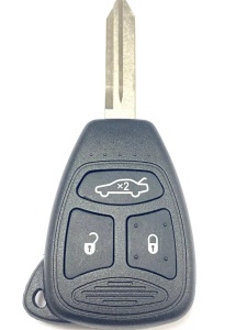 Vedere frontala cheie auto Techstar cu lama preinstalata