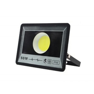 Techstar® 50 W kültéri projektor, LED COB, IP66, hideg fény, 6500K szín, alumínium ház, állítható támasz