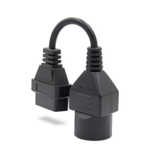 Adaptor diagnostic Mazda 17 pini la OBD2, mufe aliniate vertical