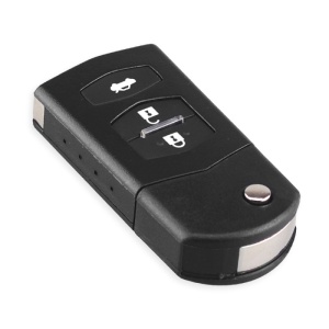 Carcasa cheie auto Techstar compatibila Mazda 2 3 5 6 RX-8 MX-5, 3 butoane, finisaj lucios