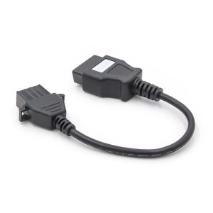 Cablu scurt adaptor Volvo 8 pini la OBD2, conectori detaliați