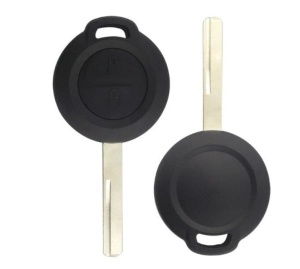 carcasa cheie mitsubishi 2 butoane rotunda cu lama
