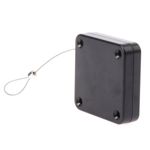 Inchizator automat Techstar P12 negru vedere spate cu franghie