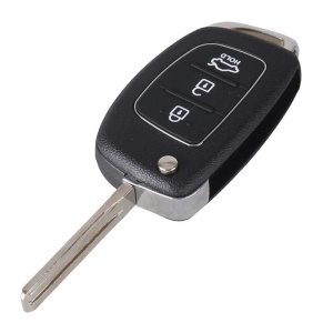Techstar Automatikus kulcstartó, 3 gombos, Hyundai Santa FE, IX25, IX35, IX45, TOY40