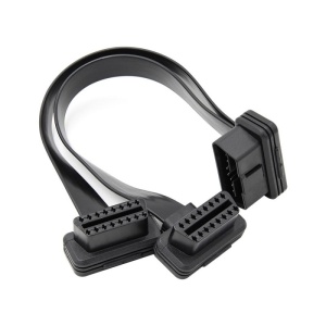 Extensie OBD2 2 in 1 Techstar cablu scurt 30cm