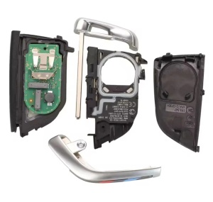 Techstar programozható autókulcs, kompatibilis a BMW 1, 2, 3, 4, 5, 6, 7, X3, X4, X5, X6, M2, M3, M4, 433 MHz, ID49, 7945, G generációra való frissítés, 3 gombokkal - Img 3