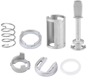 Yala autó első ajtózár javítókészlet, Techstar, VW Passat, Seat Toledo, Leon, Arosa, Lupo kompatibilis – OE kód 3B0837167 / 3B0837168, fém