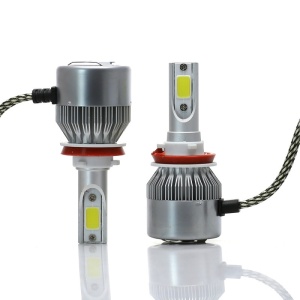 2 db Auto Techstar® C6 LED-es készlet, H11/H8/H9, 36w, 3800 lumen, 6500K, AUTO, 12-24 volt, COB - Img 3