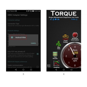 Adaptor Bluetooth Vgate iCar Pro - Versiune OBD2, funcționează exclusiv cu Android