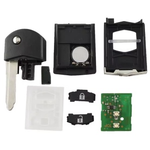 Autókulcs komplett Techstar távirányítóval, kompatibilis a Mazda 2, 3, 6, CX-7, CX-9, RX-8, 2 gomb, 433 MHz, 4D63 chip, pengével együtt. - Img 4