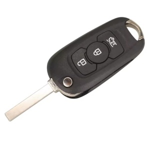 Komplett programozható autókulcs, Techstar késkulcs, 3 gombos, Opel Astra K 2015–2021 modellekkel kompatibilis – 434 MHz, ID46 PCF7961E chip, HU100 penge - Img 7