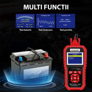 Scanner diagnostic auto KONNWEI KW890 prezentare functii si compatibilitate