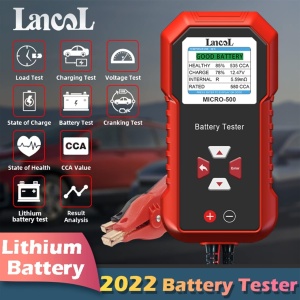 Tester Lancol afiseaza date tensiune si stare baterie