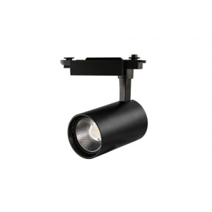 corp iluminat LED negru Techstar Tracklights tip L 30W montat pe sina
