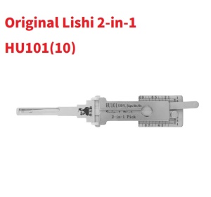 Decodor auto Lishi HU101 vedere frontala, pick si decoder yala auto