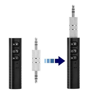 Rádióerősítő Techstar® Bluetooth Audio Jack 3,5 mm-es vezeték nélküli automatikus klip a BT2-n - Img 2