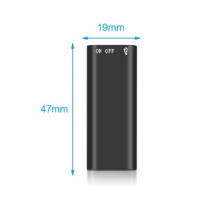 MP3 player spion Techstar Mini8 cu indicatii butoane