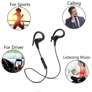 Techstar® BT200 vezeték nélküli fülhallgató, Bluetooth 4.1, HD audio, piros - Img 4