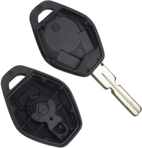 cheie techstar bmw cu lama metalica si 3 butoane mari