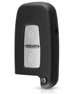 Techstar összecsukható autókulcs ház kompatibilis Hyundai Sonata, Azera, Genesis Coupe, ix35, i30, i45 és Kia Forte, Sportage, K2, K5, 2 gomb, penge HYN14 balra, elektronika nélkül. - Img 7
