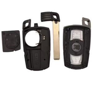 set complet cheie auto techstar bmw cu carcasa si cip pentru seria 1 3 5 7 x5 x6