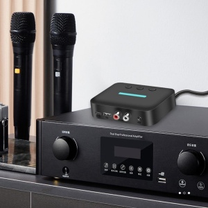 Techstar T88 Bluetooth Audio Receiver, Bluetooth 5.3, Bluetooth 5.3, AUX 3.5mm + RCA L/R, USB Play (U-Disk), USB-C 5V, 10m hatótávolság, Stereo HiFi - Img 5