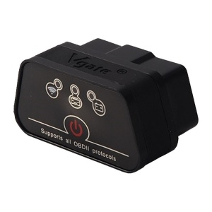 Vgate ICar2 Több márkájú diagnosztikai interfész, fekete, Bluetooth, OBD2