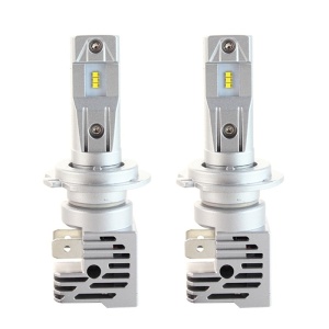 2 db Auto Techstar® M3 LED készlet, H7, 40w, 8000 lumen, 6500K, AUTO, 12-24 volt, ZES, Canbus, réz mag, alumínium radiátor