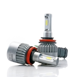 Becurile auto LED Techstar S2 H11/H8/H9, tehnologie COB, Canbus, 12-24V