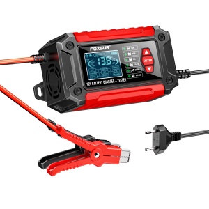 Tester si Incarcator FOXSUR FTC-1206, compatibil AGM, GEL, EFB si LiFePO4