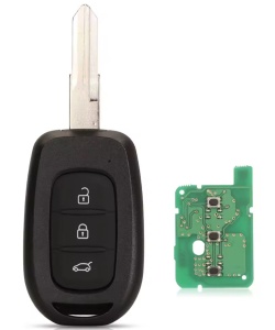 Dacia Duster/Logan/Sandero + Renault Symbol/Trafic, VAC102, 3 gomb, 433MHz, PCF7961M chip (4A), elektronikával és akkumulátorral, teljes távirányítós autókulcs, kompatibilis a Dacia Duster/Logan/Sandero + Renault Symbol/Trafic kulcsokkal. - Img 7