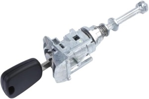 Cilindru yala ușă față cu cap negru și cheie, compatibil Peugeot/Citroen 2004–2011