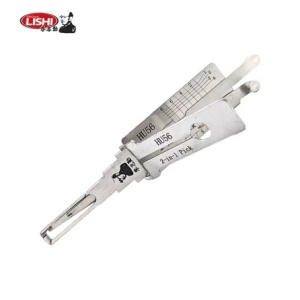 Decodor Lishi HU56 vedere frontala, compatibil Volvo S40 V40 Mitsubishi Carisma