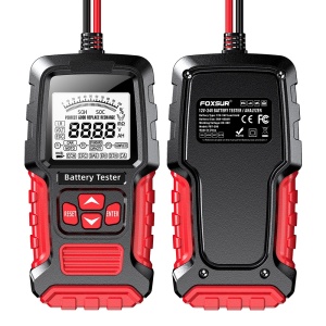 Tester baterii auto Foxsur FBT-300 cu alimentare 12V si 24V