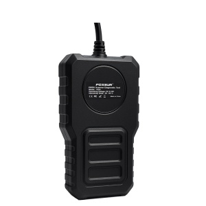 Foxsur V529 OBD2 autódiagnosztikai teszter, akkumulátorteszt, hibakód-keresés, 10 nyelv, motorkódok, O2 érzékelő, EVAP, képkocka kijelzés, műszerfal, fekete - Img 12