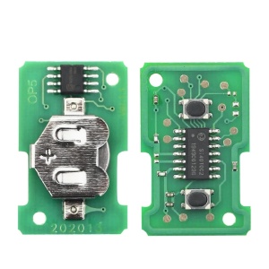 Gépkocsikulcs komplett távirányítóval Techstar kompatibilis Opel Corsa C, Combo, Meriva, Tigra, Vauxhall, 2 gomb, 433 MHz, 5WK48669, pengés HU46 - Img 4