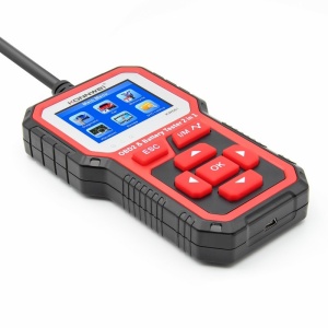 tester auto Konnwei KW681 vedere inclinata ecran